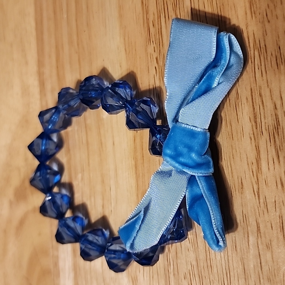 Blue bracelets